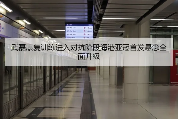 武磊康复训练进入对抗阶段海港亚冠首发悬念全面升级